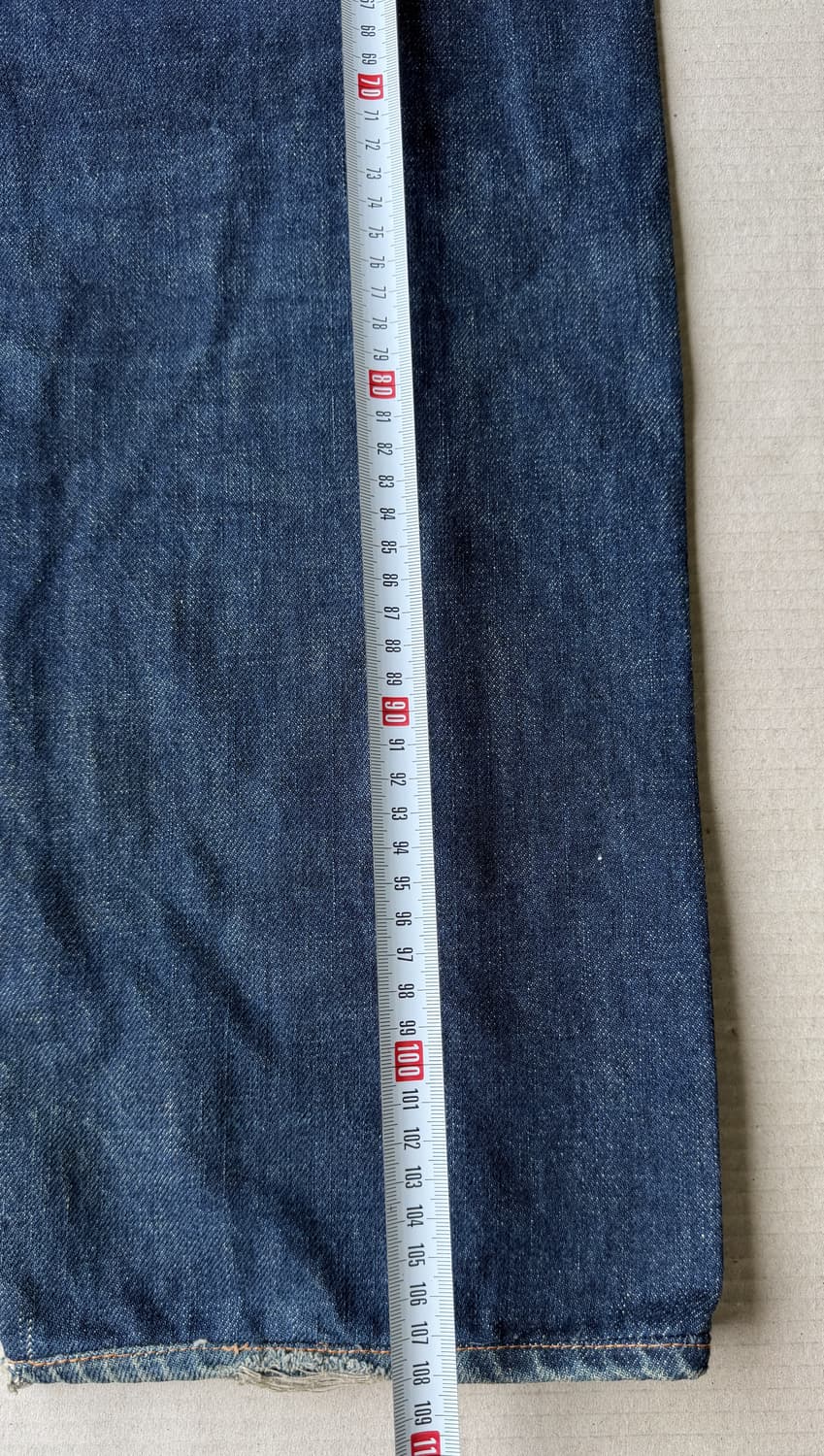 에비스 오리지널 초창기 흑귀 셀비지 데님 팬츠 상품이미지8