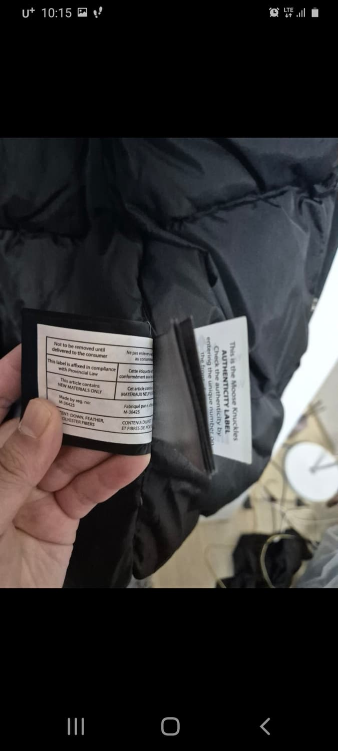 무스너클 스틸링 파카      M 상품이미지5