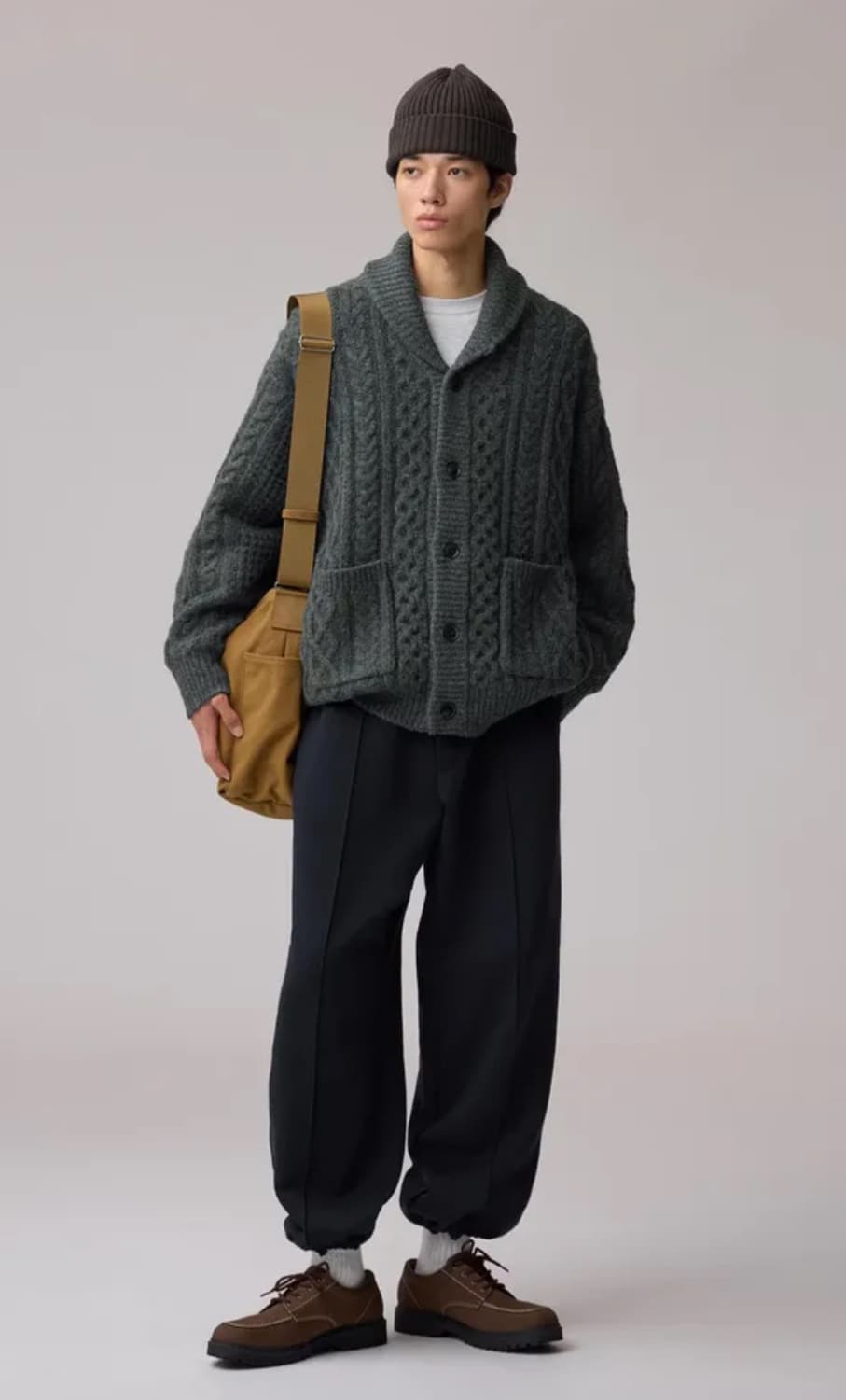 (새상품)(XL)GU x 엔지니어드가먼츠 헤비웨이트 스웨트 팬츠 네이비 상품이미지1