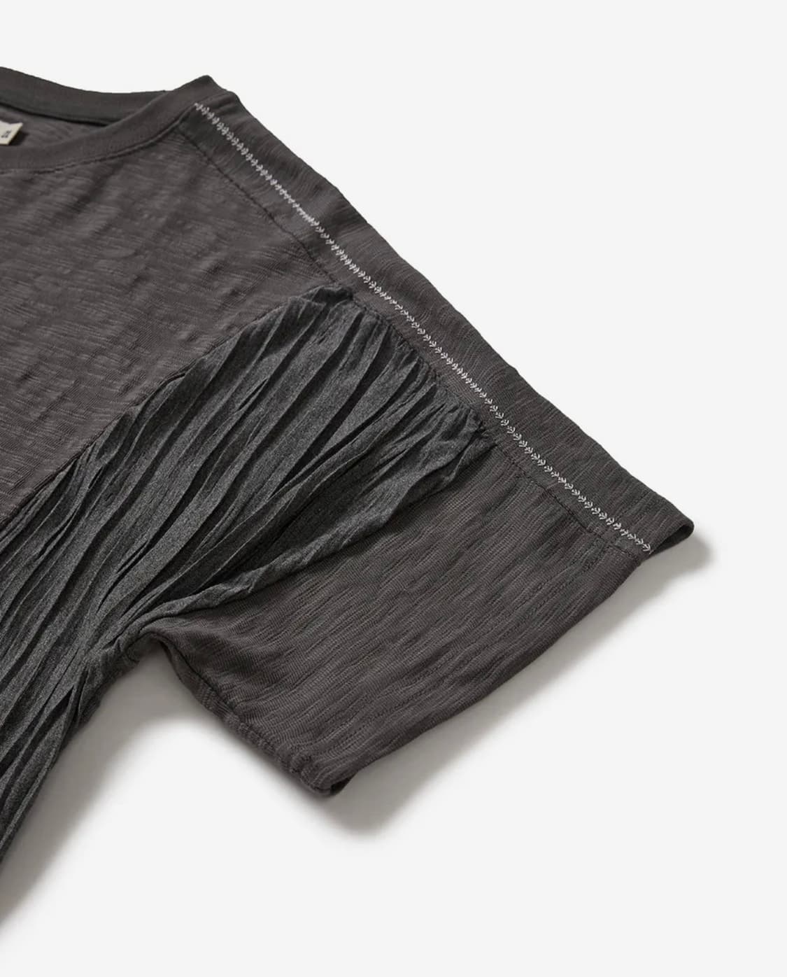 카락터 Crease half T-shirts / Charcoal 상품이미지3