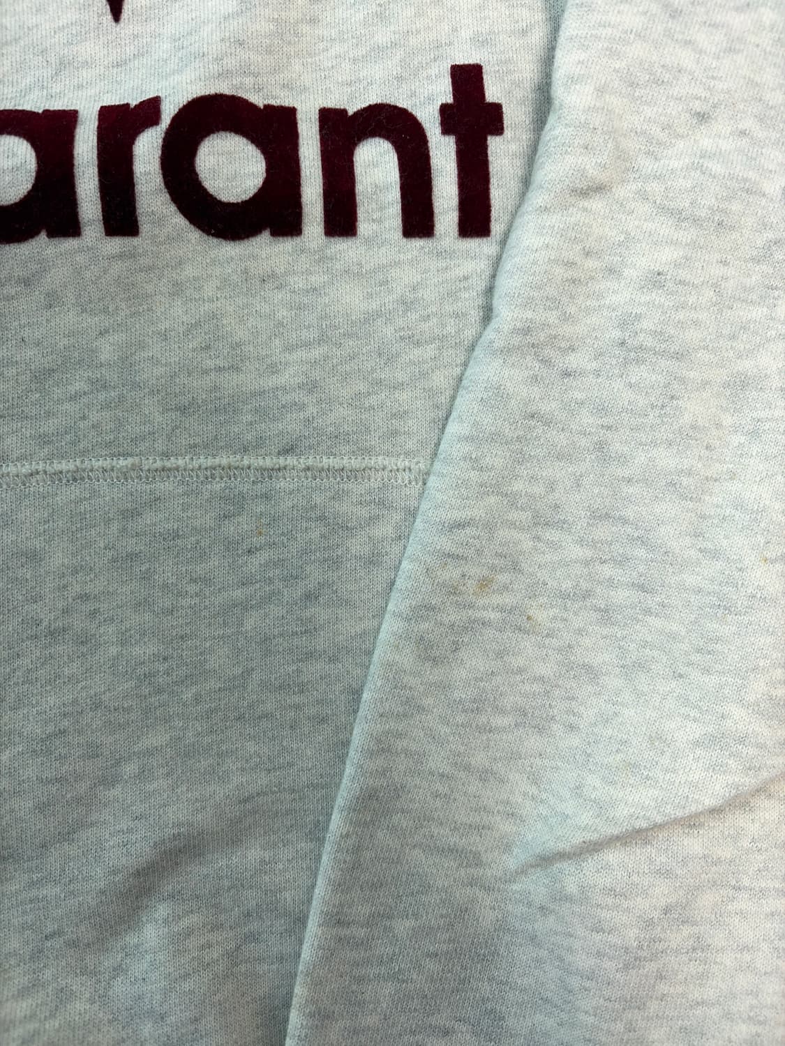 이자벨마랑 후드티 오트밀 색상 상품이미지3