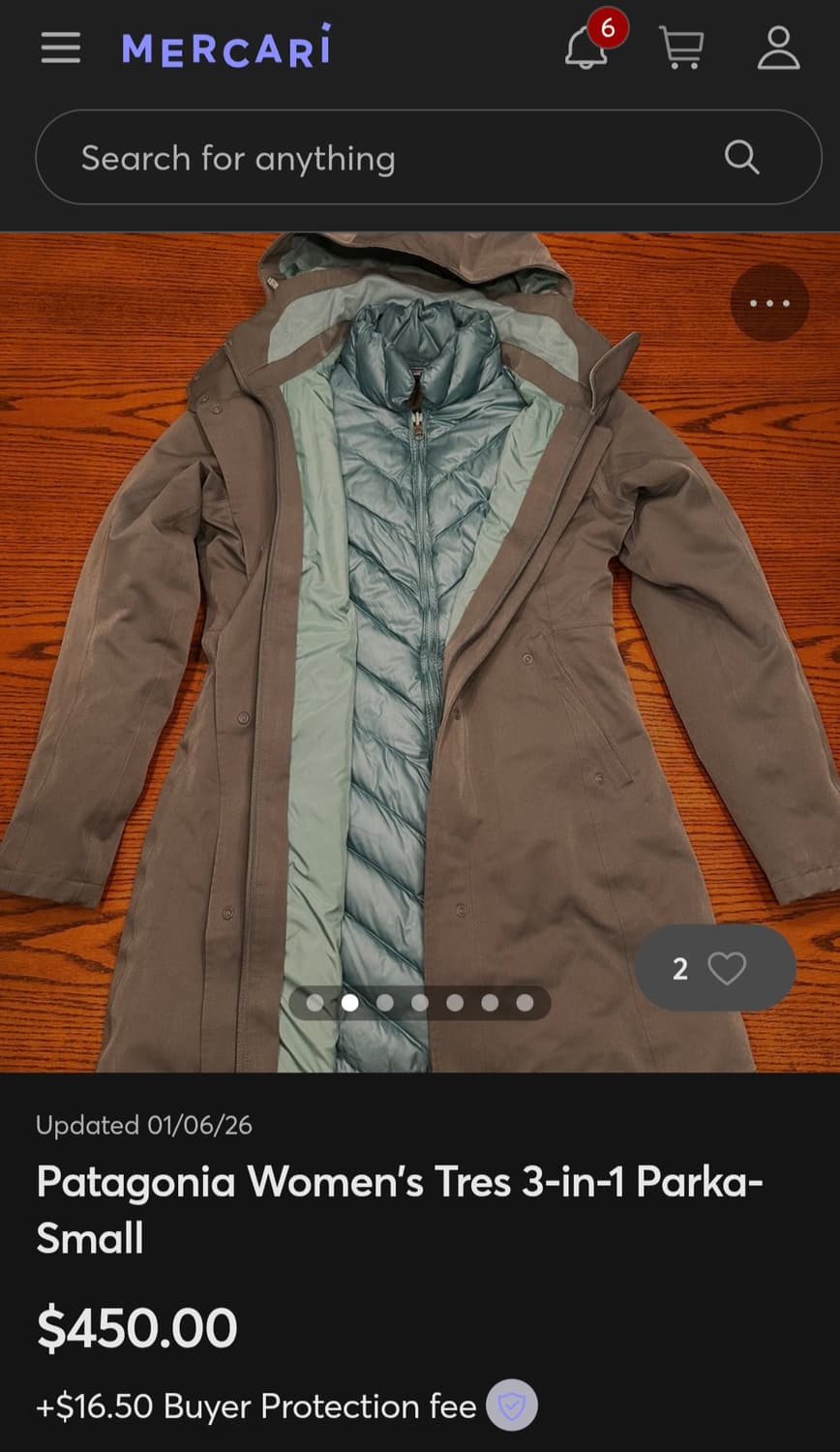 파타고니아 H2no 워터프루프 3in1 다운 파카 상품이미지2