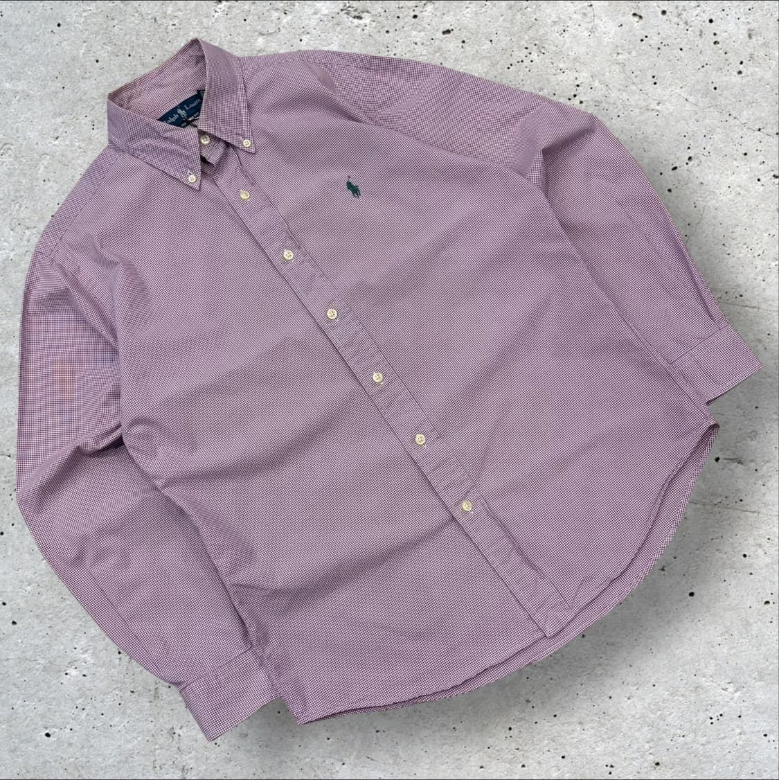 [M] 폴로 랄프로렌 커스텀핏 깅엄체크 셔츠 C815 상품이미지1