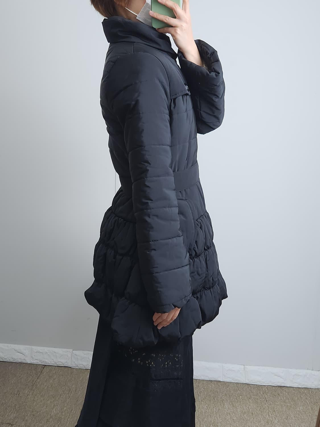 캉캉 볼륨 롱 패딩 상품이미지3