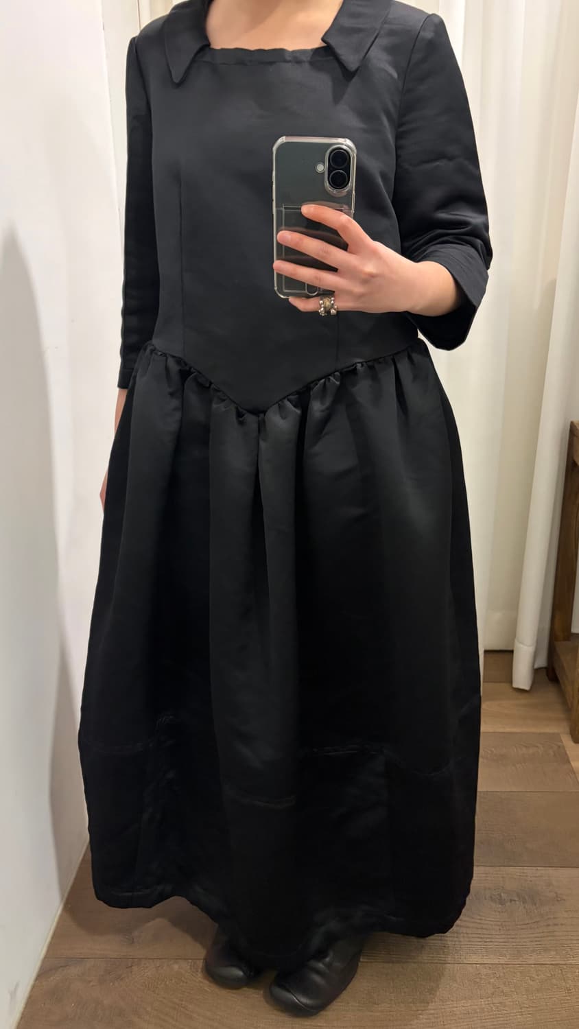 Satin Volume One Piece 상품이미지3