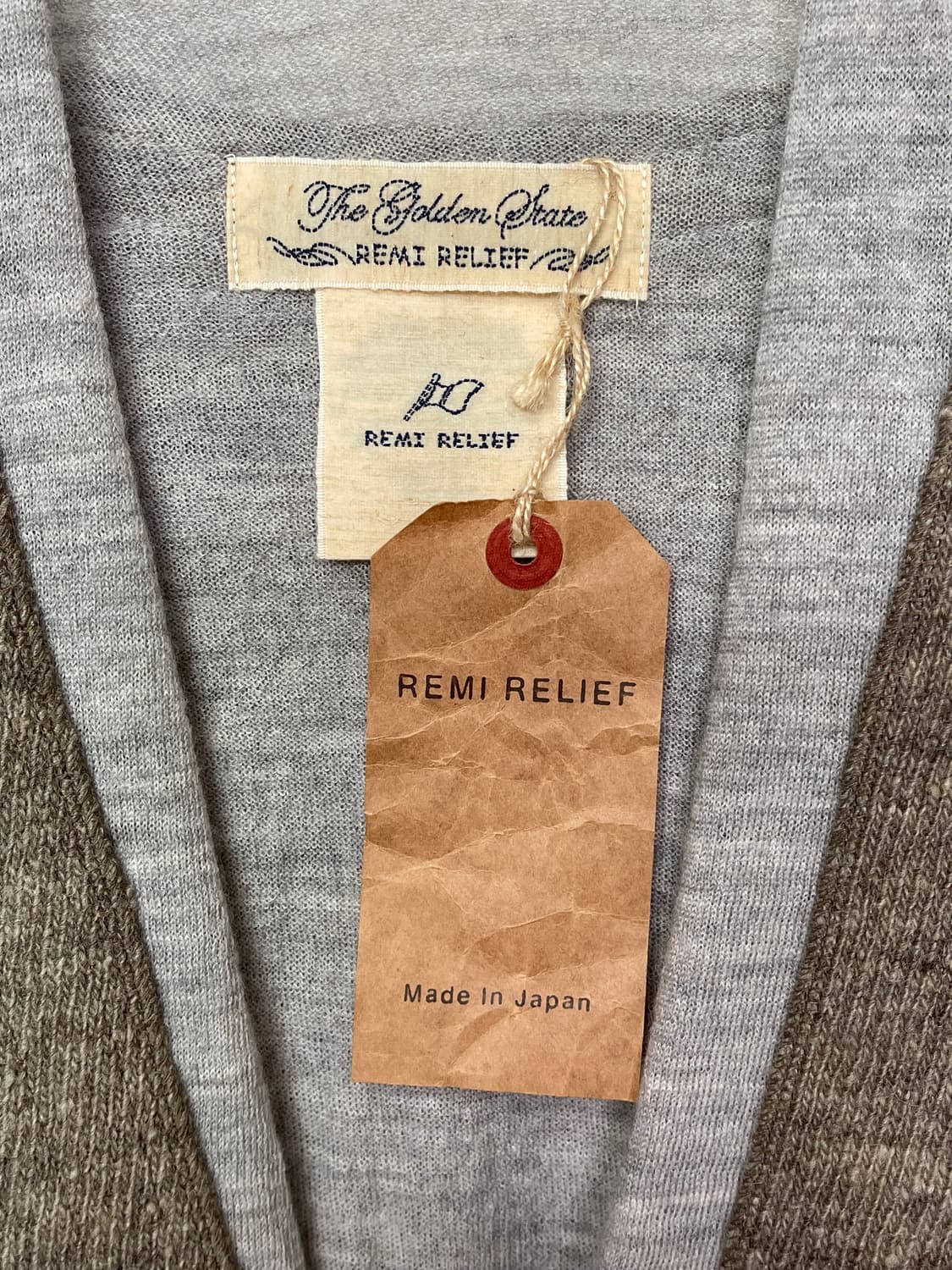 REMI RELIEF Concho Layered Wool Cardigan 상품이미지2