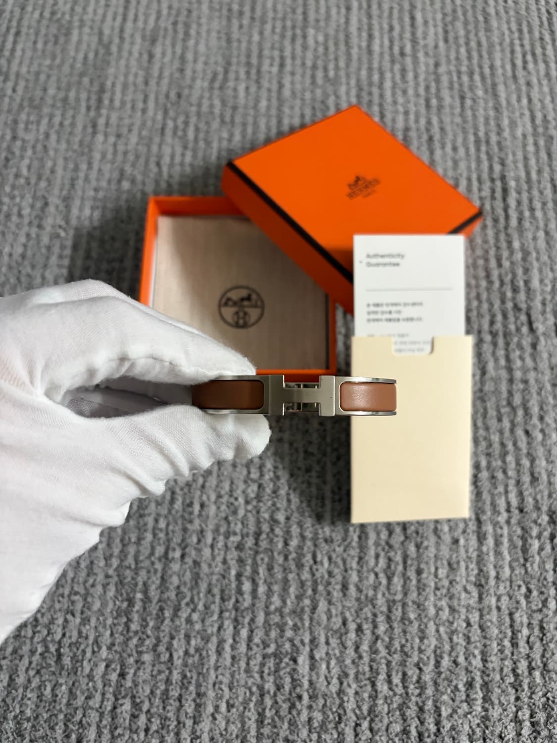 (T5, 새상품급) 에르메스 클릭아슈 팔찌 상품이미지2