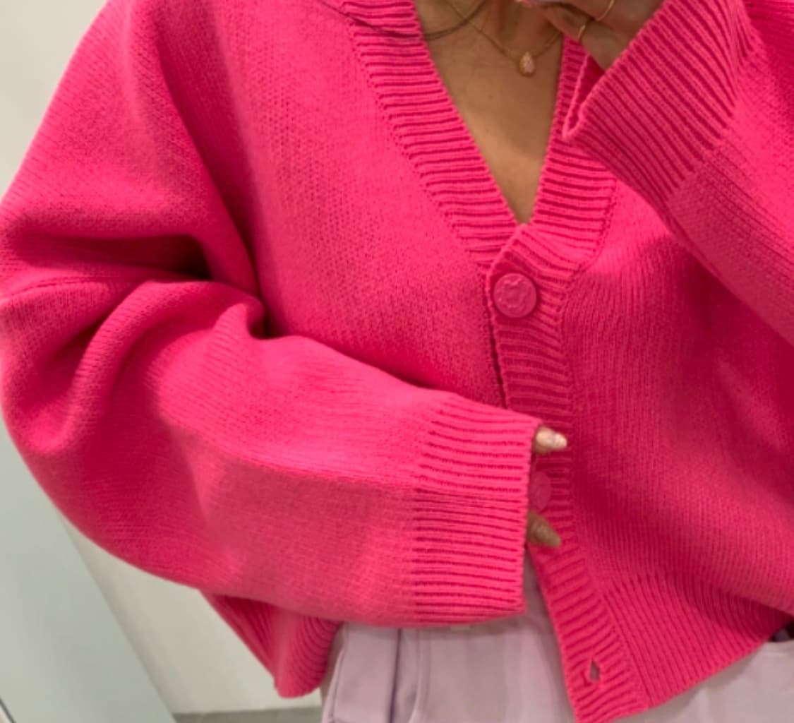 도도퀸 핫핑크 가디건 상품이미지10