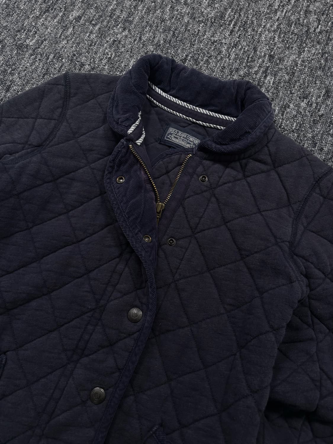 폴로 진스 네이비 코튼 퀼팅 자켓 상품이미지5