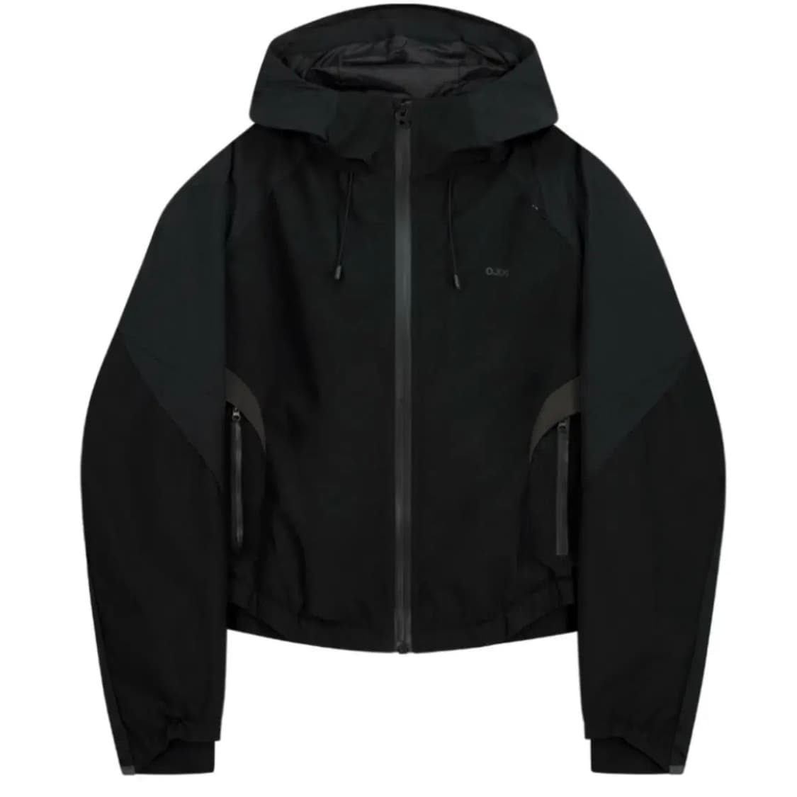 오호스 Paneled Crop Shell Jacket / Black 상품이미지1