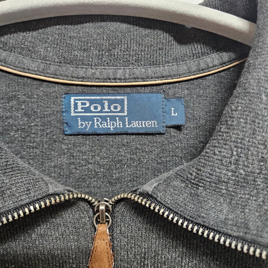 폴로 랄프로렌 빈티지 하프 집업 니트 L 상품이미지3