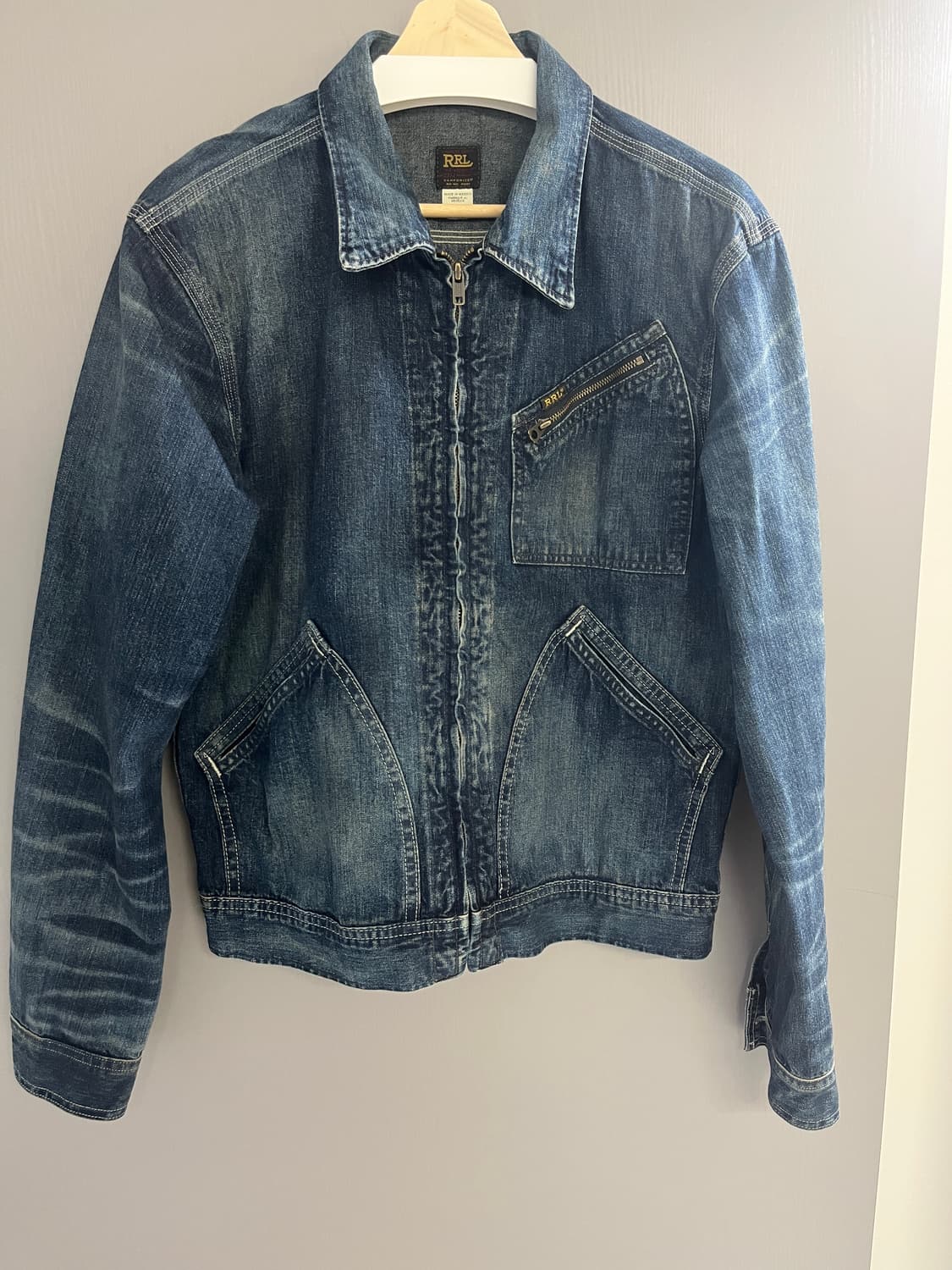 RRL 레이튼 데님 자켓 (M) 상품이미지6