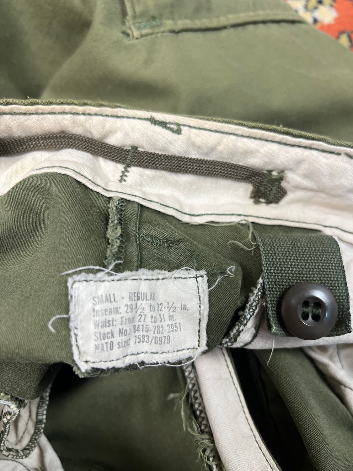 [S-R] M65 OG 오리지널 필드 팬츠  상품이미지5