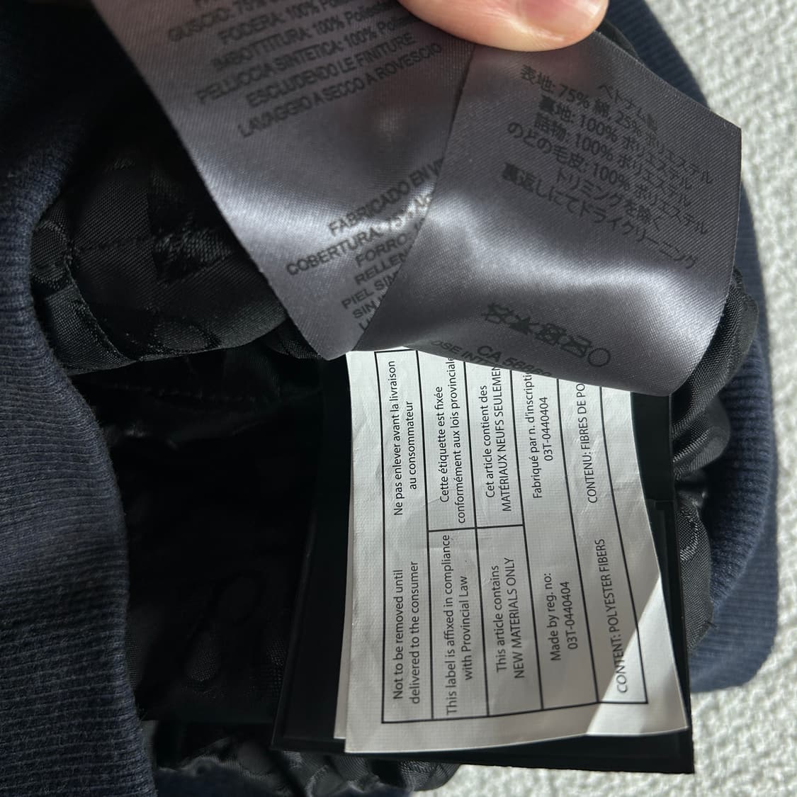 무스너클 네이비 후드집업  상품이미지5