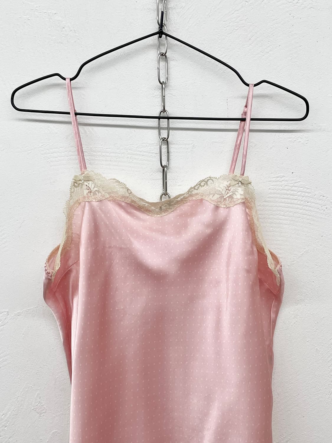 히메갸루 핑크 도트 레이스 슬립 상품이미지5