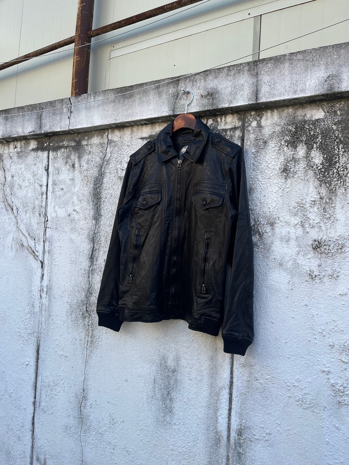 Diesel 디젤 바이커 레더자켓  상품이미지1