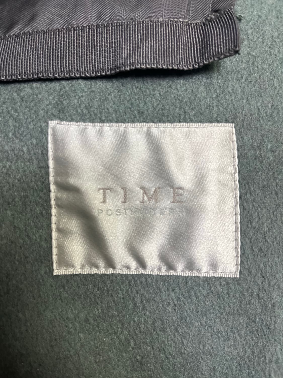 타임옴므 민트 캐시미어 핸드메이드 더블 코트 110사이즈 상품이미지5