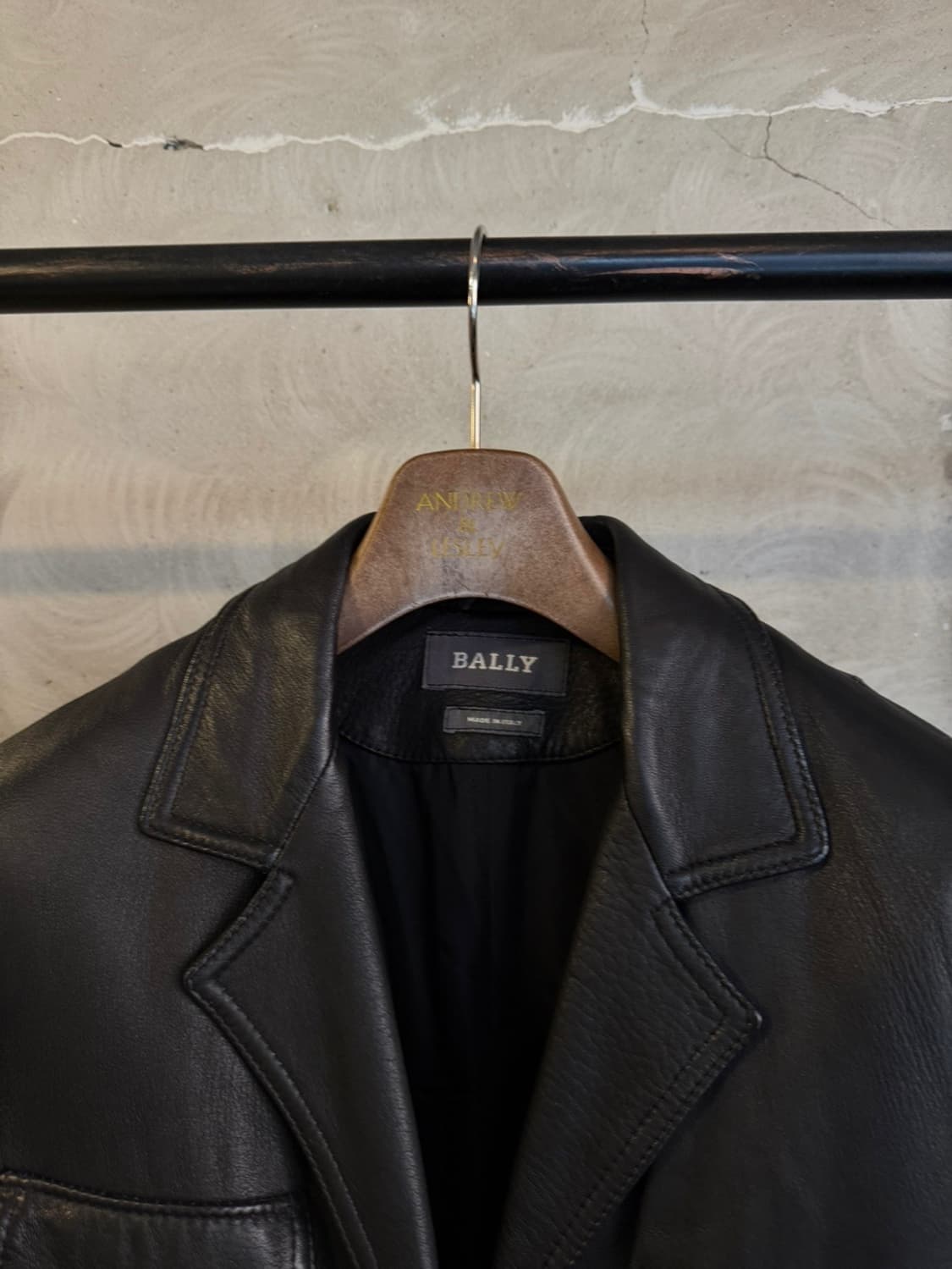 발리 레더 테일러드 자켓 66~77 상품이미지7