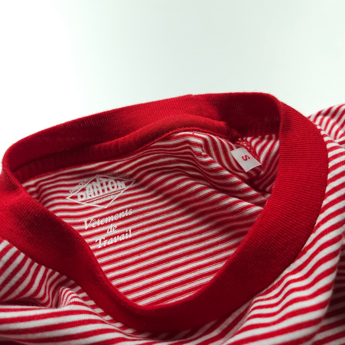 단톤 단가라 디테일 크롭 티셔츠 (80) 상품이미지4