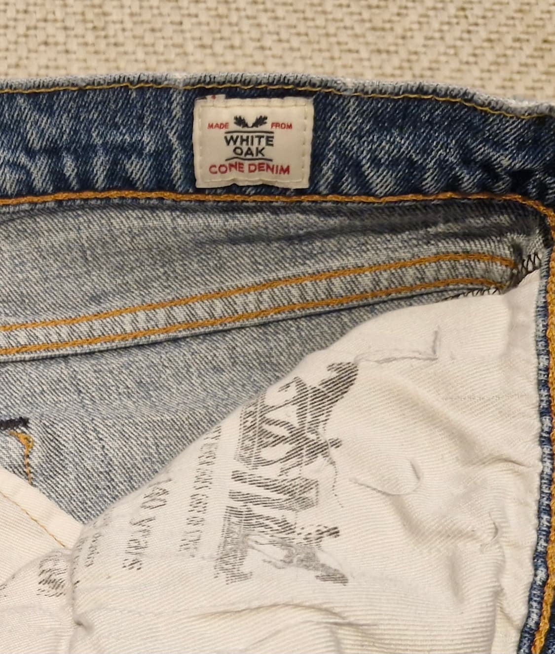 리바이스 511 화이트 오크 콘 데님 32 상품이미지6