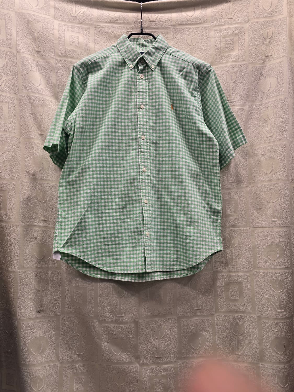 랄프로렌 체크 반팔 셔츠 S~M 상품이미지1