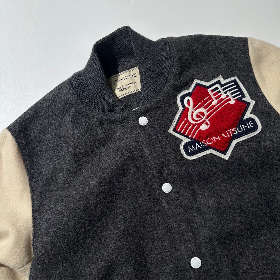 (매장판) 메종키츠네 울 바시티 자켓  상품이미지5