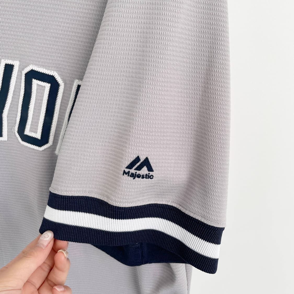 F1 마제스틱 Majestic 뉴욕 양키스 그레이 베이스볼 져지 M사이즈 상품이미지6