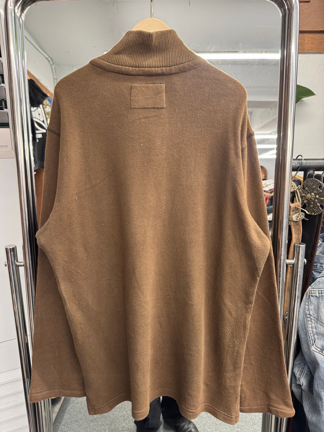 japanese vintage 목폴라 반집업 롱슬리브 상품이미지4