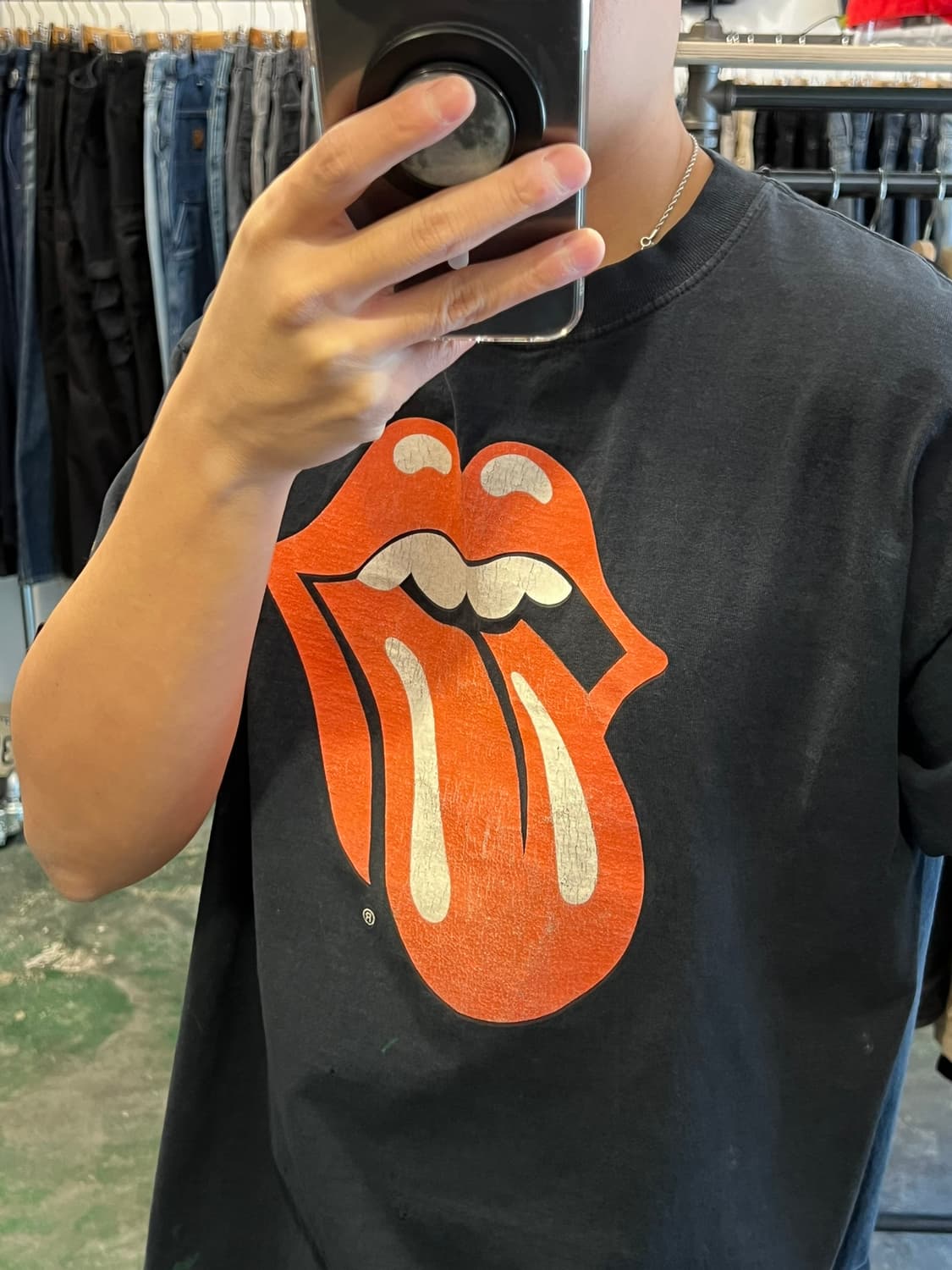 00's [XL] 앤빌 롤링스톤즈 밴드티 클래식 빈티지 반팔 티셔츠 상품이미지3