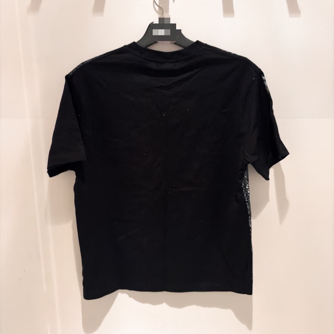 (정품/새상품) Y's 요지 야마모토 공용 블랙 케이블 프린트 티셔츠 상품이미지2