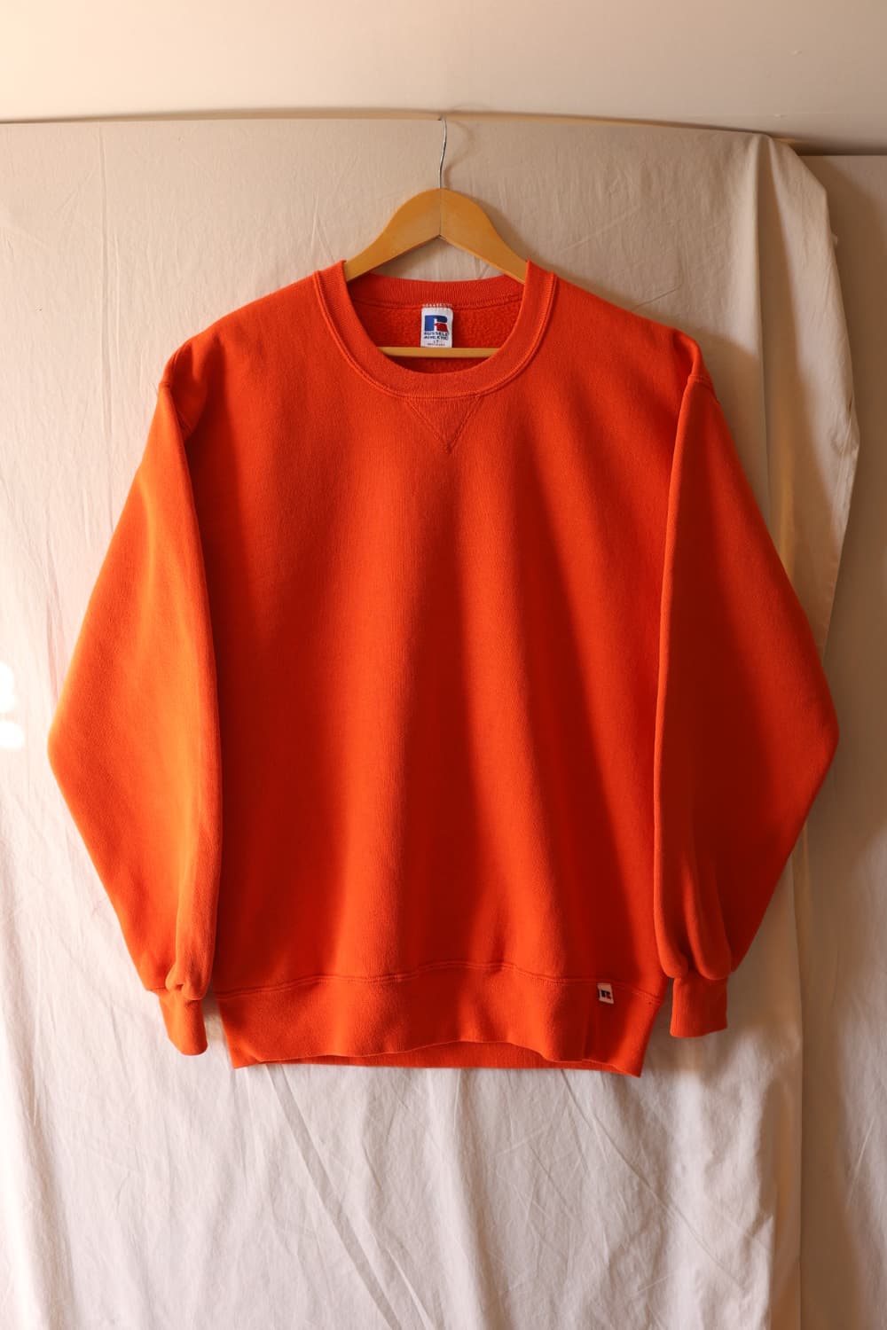 러셀 90s 스웻셔츠 맨투맨 오렌지 LT 상품이미지1
