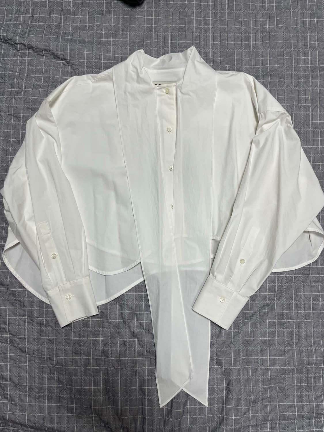 [새상품 ] 렉토 FEVRE ORGANIC COTTON BOW 셔츠 상품이미지4