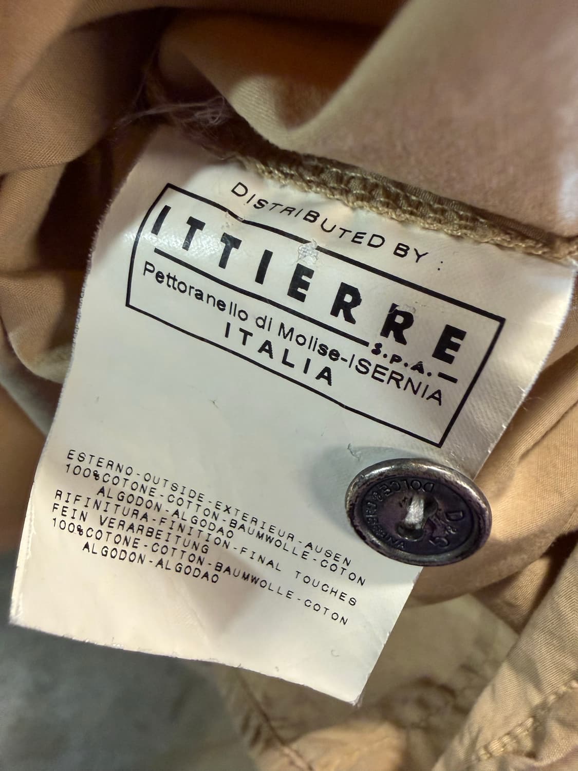 돌체앤가바나 D&G 포켓 로고 셔츠 베이지 38(52) 상품이미지6