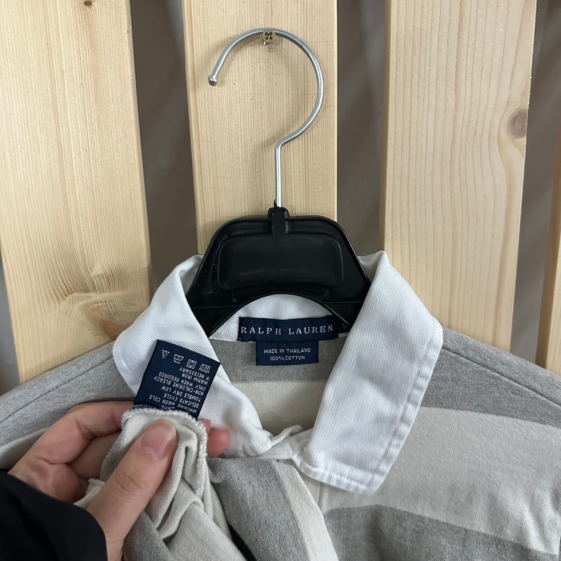 (S) 폴로 랄프로렌 스트라이프 럭비셔츠 카라티 럭비티 상품이미지6