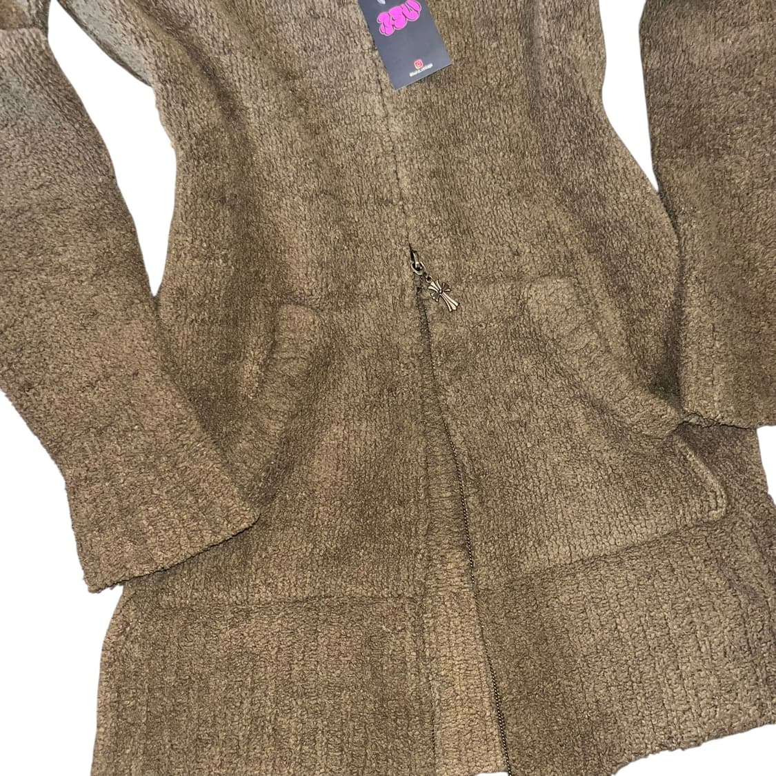 Heaven and Earth 헤븐앤얼스 십자자수참 후드투웨이집업 펑크 상품이미지7