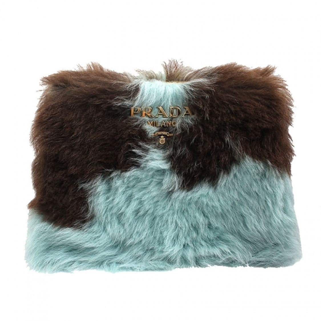 프라다 투톤 퍼 크로스 겸 클러치백 상품이미지1