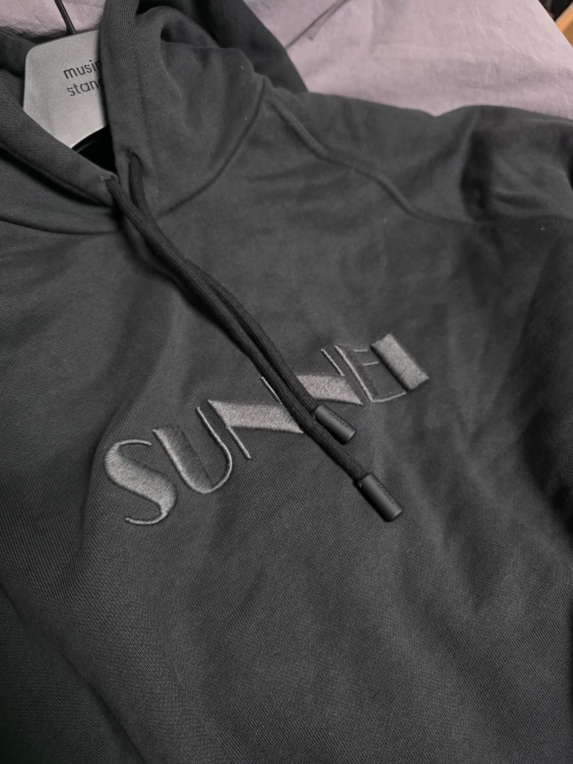 써네이 후드 블랙 상품이미지4