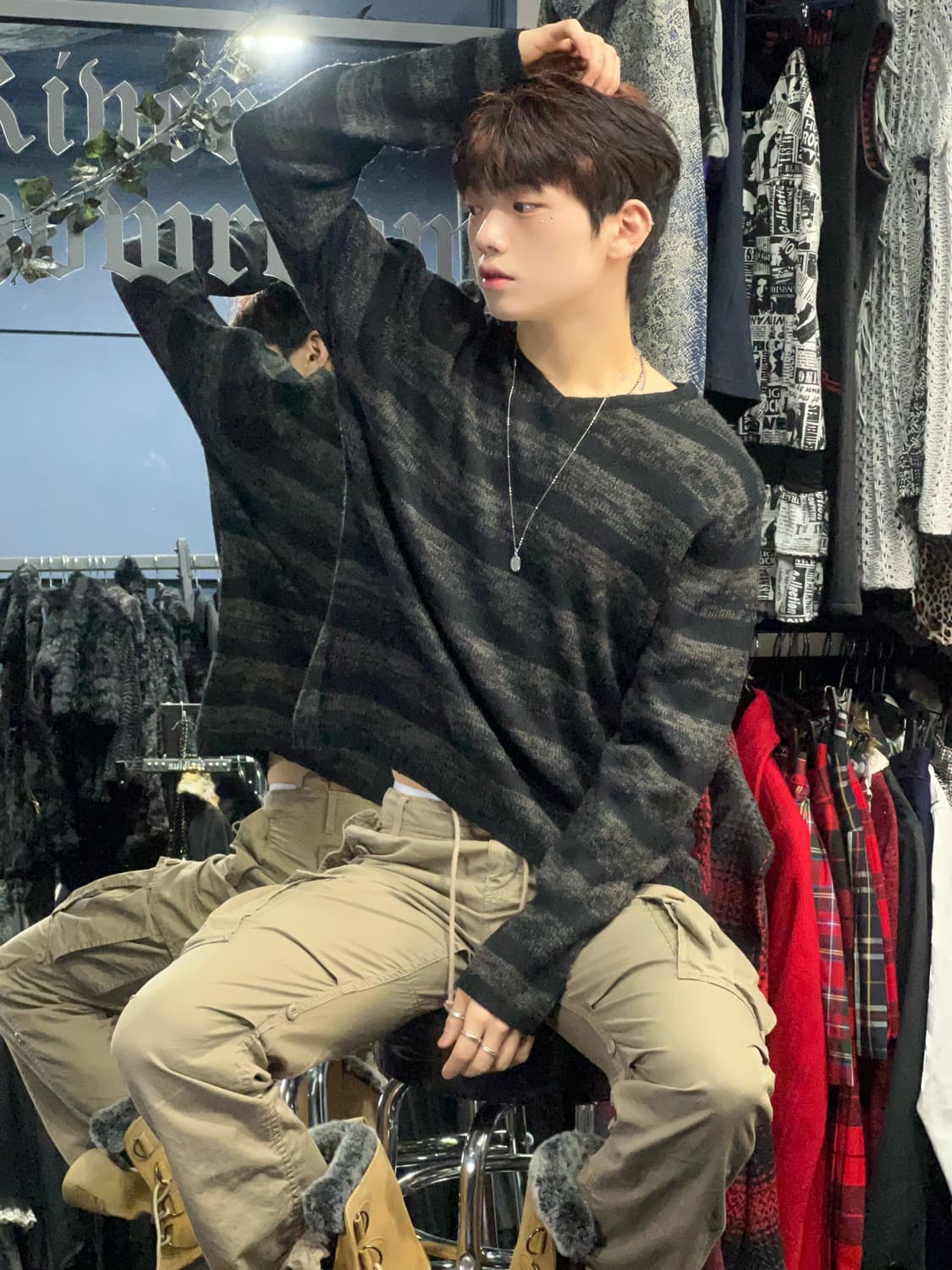 Louis Chavlon Stripe knit 상품이미지6