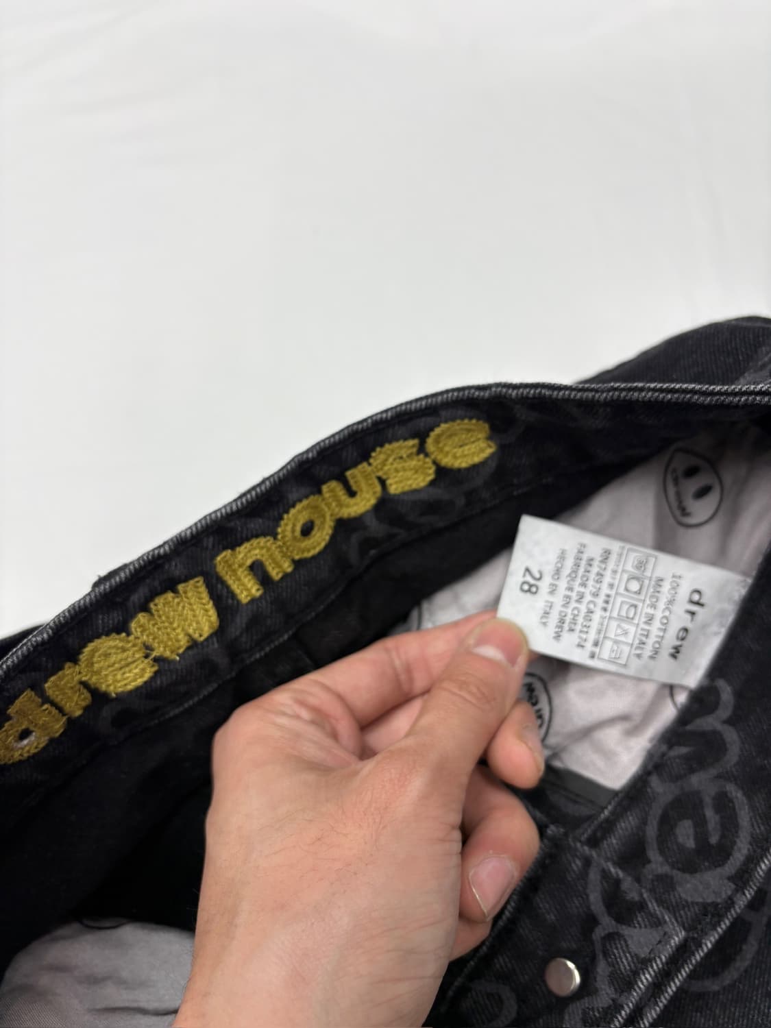 Drew House 드류하우스 올오버 로고 카펜터 데님 팬츠 상품이미지4