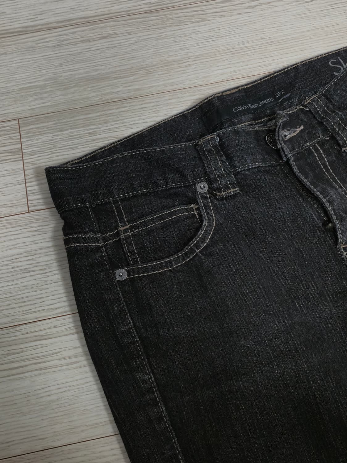 캘빈클라인 데님 팬츠 로우라이즈 상품이미지2