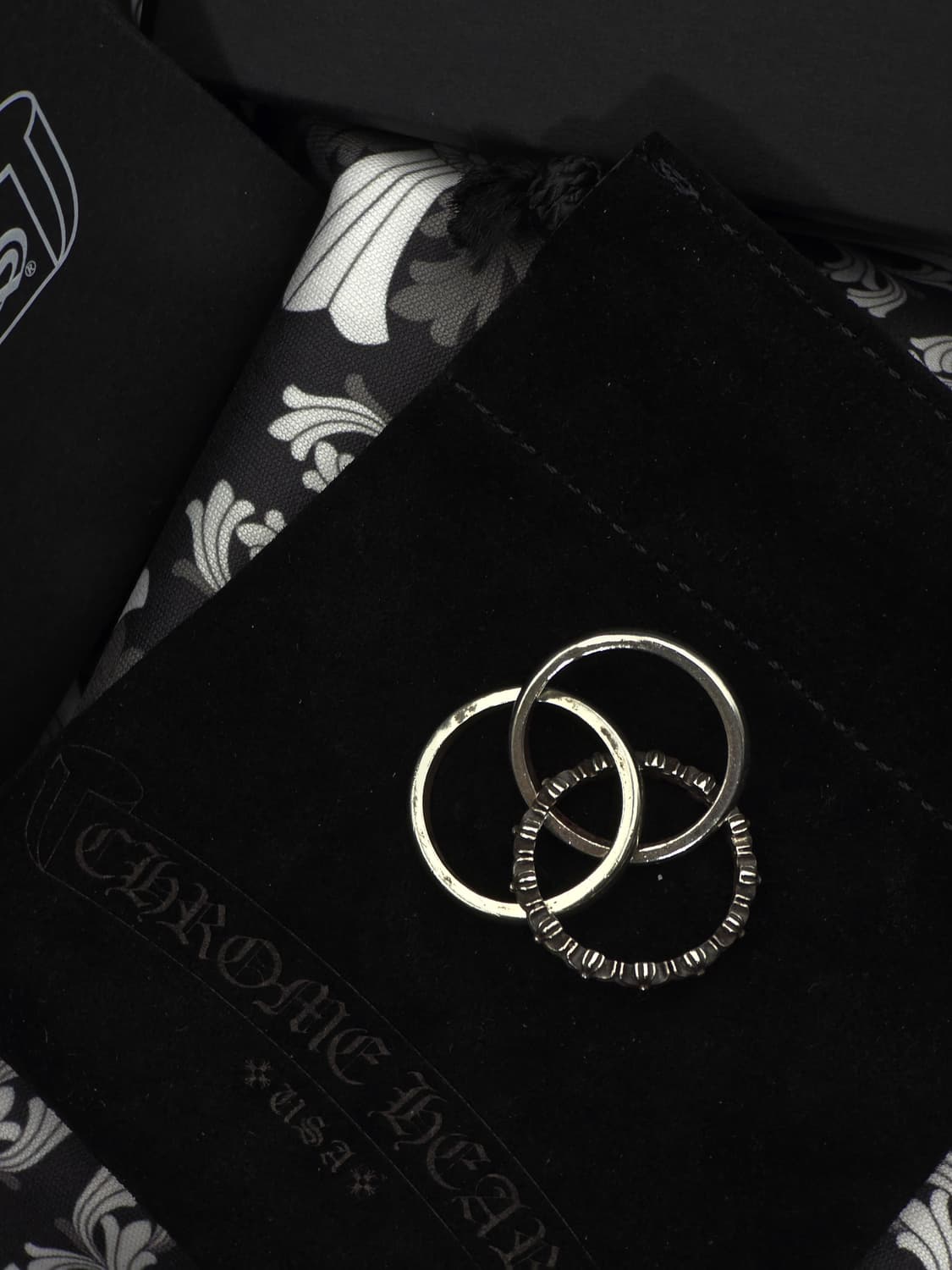 크롬하츠 타이니 트리플 밴드링 S 상품이미지6