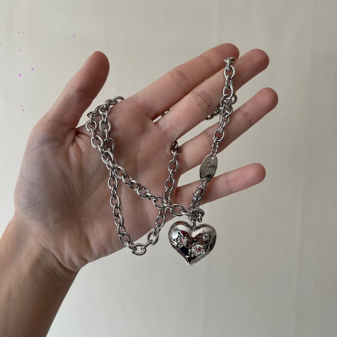 비비안웨스트우드 리 하트 펜던트 네크리스 상품이미지1