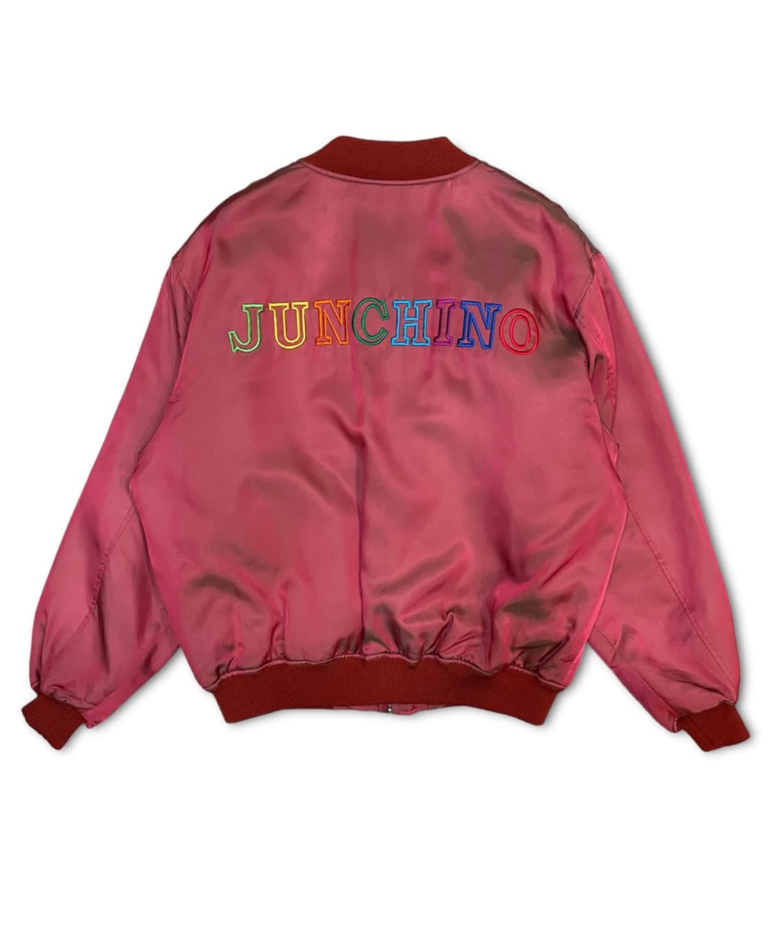 90‘s 준코 코시노 새틴 봄버 자켓 상품이미지1
