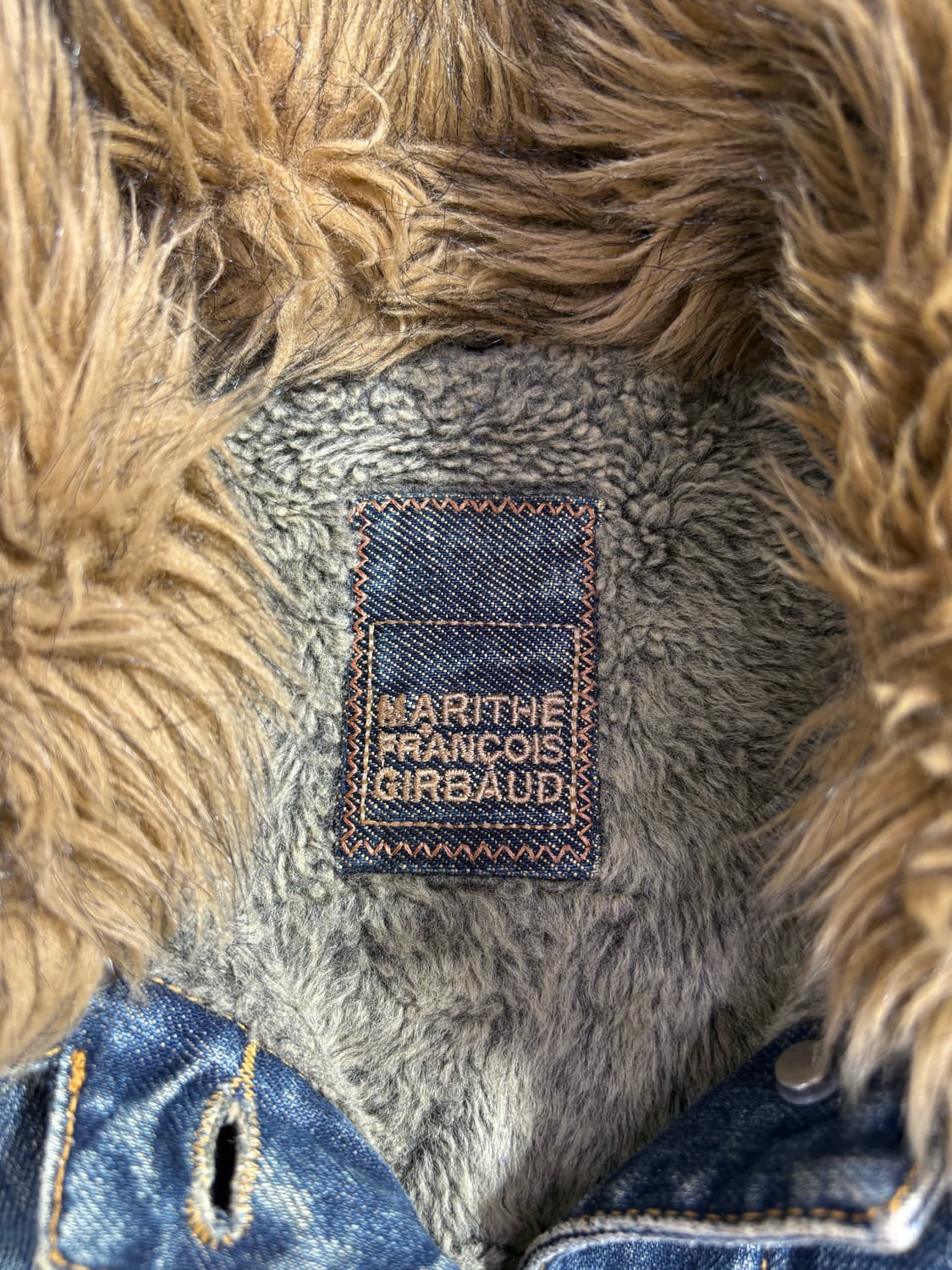 마리떼 프랑소와저버 90‘s 양털 데님 자켓  상품이미지5