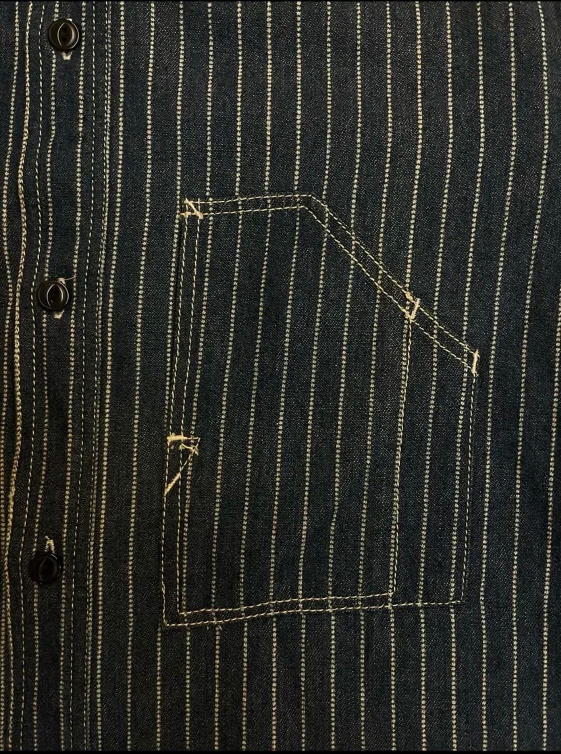 RRL WABASHI INDIGO WORK SHIRTS  상품이미지4