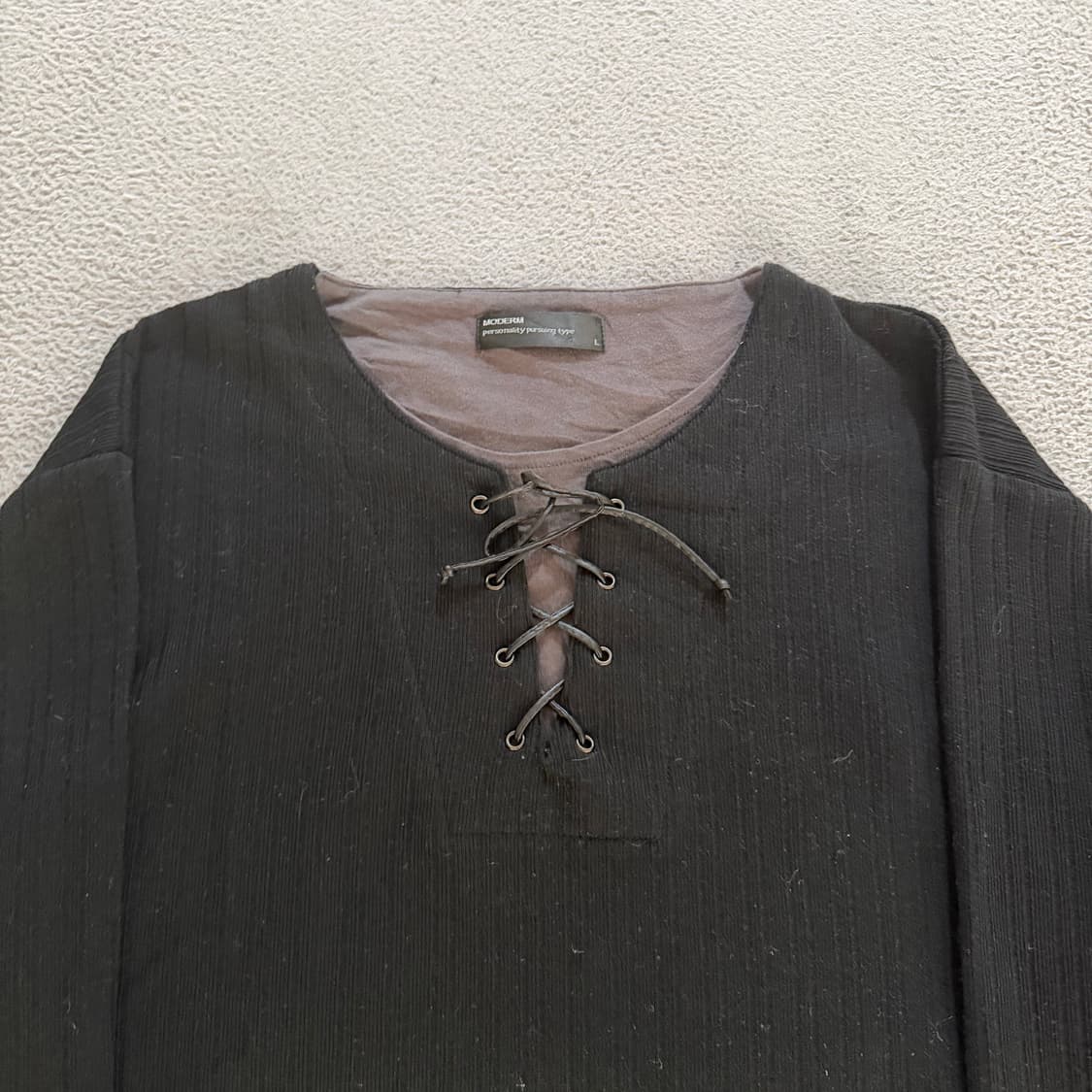 Lace-up long sleeve 상품이미지2