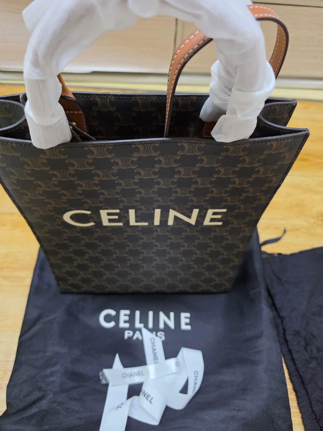 정품셀린느트리옹프카바스백 L 상품이미지2