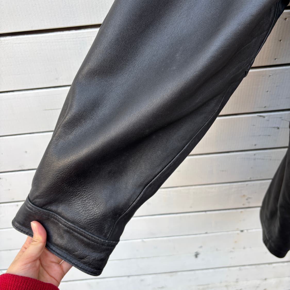 Vintage 빈티지 레더 가죽 카코트 자켓 상품이미지2