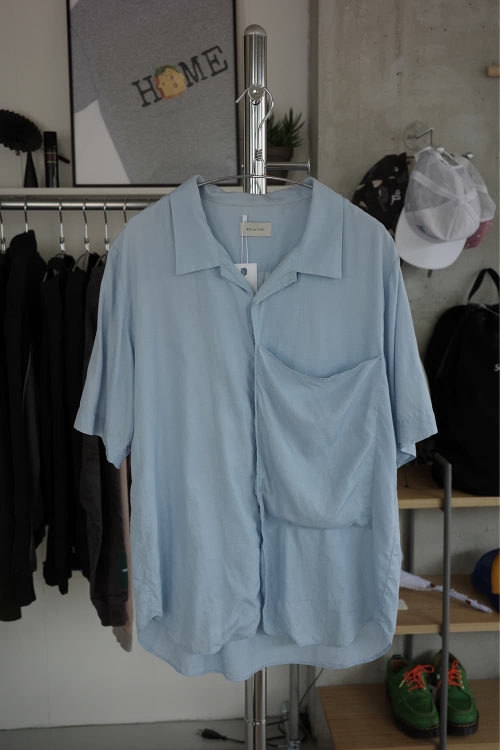 Bed j.w. Ford 오픈 카라 셔츠 상품이미지1