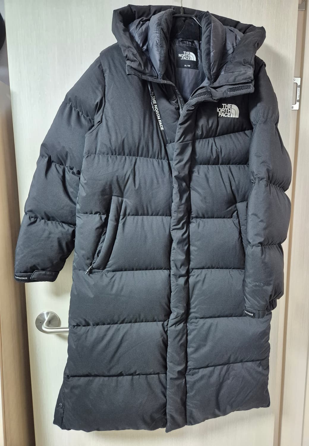 노스페이스 슈퍼에어다운 거위털 롱패딩 XL 105 상품이미지1